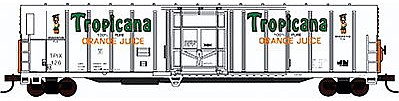 Con-Cor 57 Mechanical Reefer Tropicana Orange Juice #3 N Scale Model Train Freight Car #14834