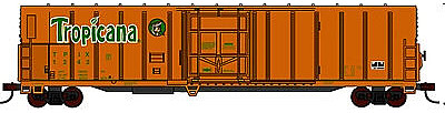 Con-Cor 57 Mechanical Reefer Tropicana Orange Juice #4 N Scale Model Train Freight Car #14835