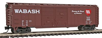 Con-Cor 50 Box Car Wabash N Scale Model Train Freight Car #15215