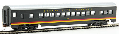 Con-Cor 72 Streamline Coach Kansas City Southern HO Scale Model Train Passenger Car #19005