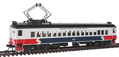 Con-Cor Electric mP54 MU Coach SEPTA HO Scale Model Train Locomotive ...