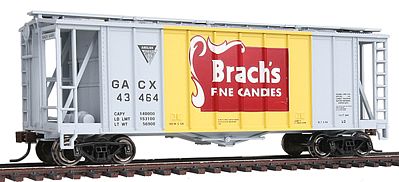 Con-Cor GATX Airslide Hopper 2-Pack Brachs Fine Candies HO Scale Model Train Freight Car #197004