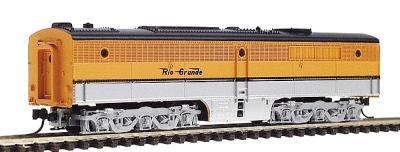 Con-Cor Diesel ALCO PB-1 Cabless B Unit Dummy Denver & Rio Grande Western N Scale Model Train #202062
