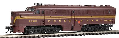 Con-Cor Diesel ALCO PA-1 A Unit Dummy with Light Pennsylvania N Scale Model Train #202103