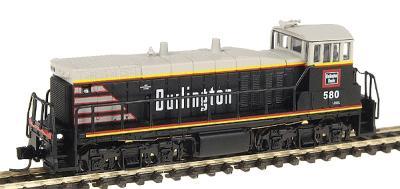 Con-Cor Diesel EMD MP15 Standard DC CB&Q Burlington Route #580 N Scale Model Train #2310