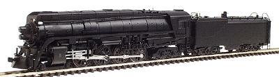 Con-Cor Steam GS-4 4-8-4 Wartime Version Powered Undecorated N Scale Model Train #3875