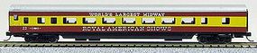 Con-Cor 85' Smooth-Side Coach Royal American Shows N Scale Model Train Passenger Car #40023