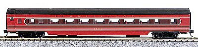 Con-Cor 85 Smooth-Side Coach Pennsylvania Railroad N Scale Model Train Passenger Car #40058
