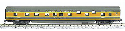 Con-Cor 85 Smooth-Side Sleeper Great Northern Empire N Scale Model Train Passenger Car #40074