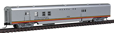 Con-Cor 85 RPO Passenger Car ATSF N Scale Model Train Passenger Car #40127