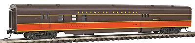 Con-Cor 85 Smooth-Side Railway Post Office Illinois Central N Scale Model Train Passenger Car #40149