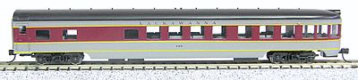 Con-Cor 85 Smooth-Side Observation Lackawanna N Scale Model Train Passenger Car #40201