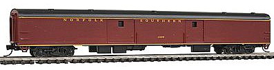 Con-Cor 85 Smooth-Side Full Baggage Norfolk Southern N Scale Model Train Passenger Car #40344