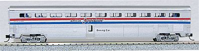 Con-Cor 85 Superliner Diner Amtrak Phase III N Scale Model Train Passenger Car #40632
