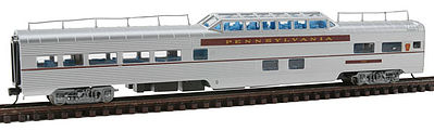 Con-Cor Budd Mid-Train Dome Car Pennsylvania RR N Scale Model Train Passenger Car #41353