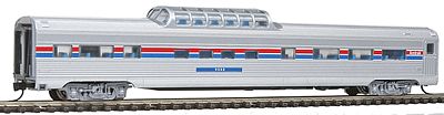 Con-Cor Budd 85 Corrugated-Side Mid-Train Dome Amtrak N Scale Model Train Passenger Car #41359