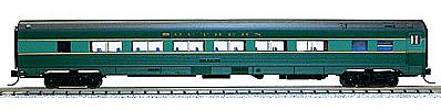 Con-Cor Budd 85 Corrugated-Side Twin-Window Coach Southern Railway N Scale Model Passenger Car #41490