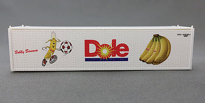 Con-Cor 40 Dole Reefer Container Soccer #1 N Scale Model Train Freight Car Load #443115