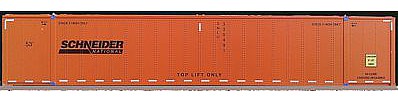 Con-Cor Monon 53 Rivet-Side Container 2-Pack Schneider N Scale Model Freight Car #453025