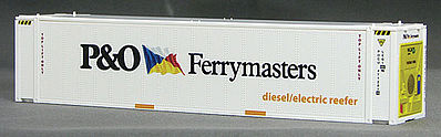 Con-Cor 45 Reefer Container P&O (2) HO Scale Model Train Freight Car Load #483656