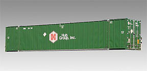 Con-Cor 53 Sheet/Post Rivet Side Container Hub Group #1 & 2 HO Scale Model Train Freight Car #488027