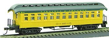 Con-Cor 1880 OP Coach V&T HO Scale Model Train Passenger Car #5604