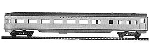 Con-Cor 85 Streamline Corrugated Observation Pennsylvania Railroad HO Scale Model Passenger Car #733