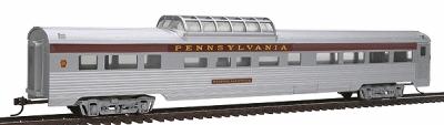 Con-Cor 85 Streamline Corrugated Side Dome Pennsylvania Railroad HO Scale Model Passenger Car #783