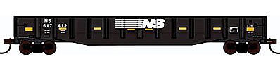 Con-Cor 54 Mill Gondola with Scrap Load Norfolk Southern HO Scale Model Freight Car #92046