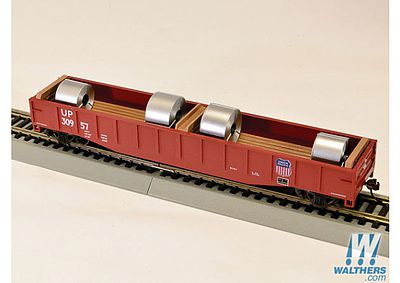 Con-Cor 54 Gondola with coils Union Pacific HO Scale Model Train Freight Car #92102