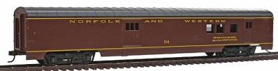 Con-Cor 72 Streamline Railway Post Office Norfolk & Western HO Scale Model Train Passenger Car #927