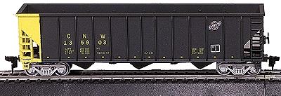 Con-Cor Greenville 12-Panel Hopper Kit Chciago & North Western HO Scale Model Train Freight Car #9311