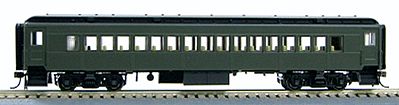 Con-Cor Heavyweight 65 Branchline Coach Unlettered HO Scale Model Train Passenger Car #94201