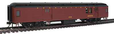 Con-Cor Baggage/Mail Pennsylvania RR #4706 HO Scale Model Train Passenger Car #94331