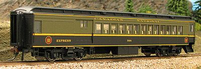Con-Cor Heavyweight 65 Branchline Combine Canadian National HO Scale Model Train Passenger Car #94362