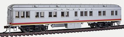Con-Cor 65 Heavyweight Solarium ATSF #2 HO Scale Model Train Passenger Car #95201
