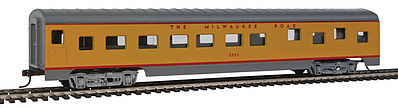 Con-Cor 72 Streamline Sleeper Milwaukee Road HO Scale Model Train Passenger Car #989