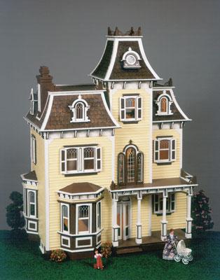 Corona Greenleaf The Beacon Hill Wooden Doll House Kit #8002