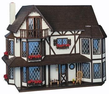 Corona Greenleaf The Harrison Wooden Doll House Kit #8006