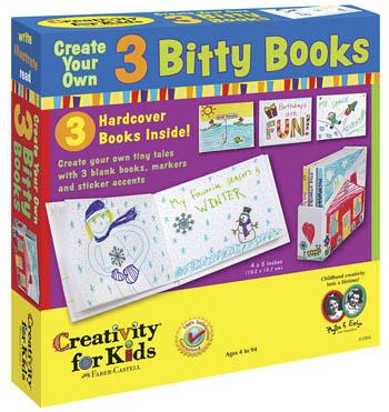 Creativity-for-Kids 3 Bitty Books Activity Craft Kit #1094000
