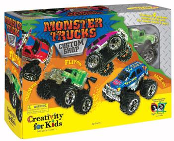 Creativity-for-Kids Monster Trucks Custom Shop Activity Craft Kit #1166000