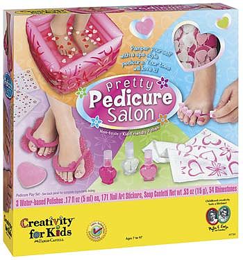 Creativity-for-Kids Pretty Pedicure Salon Hobby Bath and Beauty #1733000