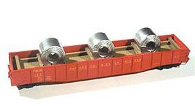 Chooch Coil Steel Load For Gondolas HO Scale Model Train Freight Car Load #7235
