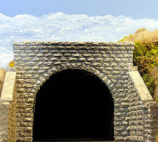 Chooch Double-Track Cut Stone Tunnel Portal HO Scale Model Railroad Scenery #8350