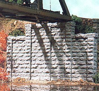 Chooch Cut Stone Stepped Wall HO Scale Model Railroad Scenery #8400