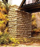 Single Track Deep-Cut Stone Bridge Abutment