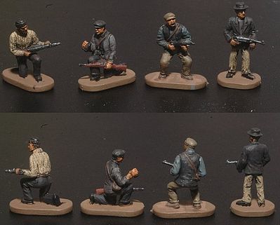 Caesar WWII Underground Resisters (Partisans) (42) Plastic Model Military Figure 1/72 Scale #6