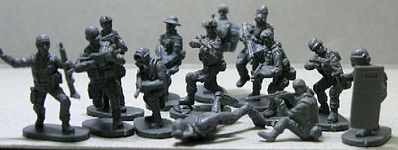 Caesar Modern Special Forces Worldwide Plastic Model Military Figure 1/72 Scale #61