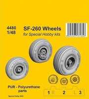 CMK 1/48 CMK SF-260 Wheels / for SH kits