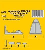 CMK 1/48 CMK Aermacchi MB-326 Open Electronic Nose Box / for Italeri kits
